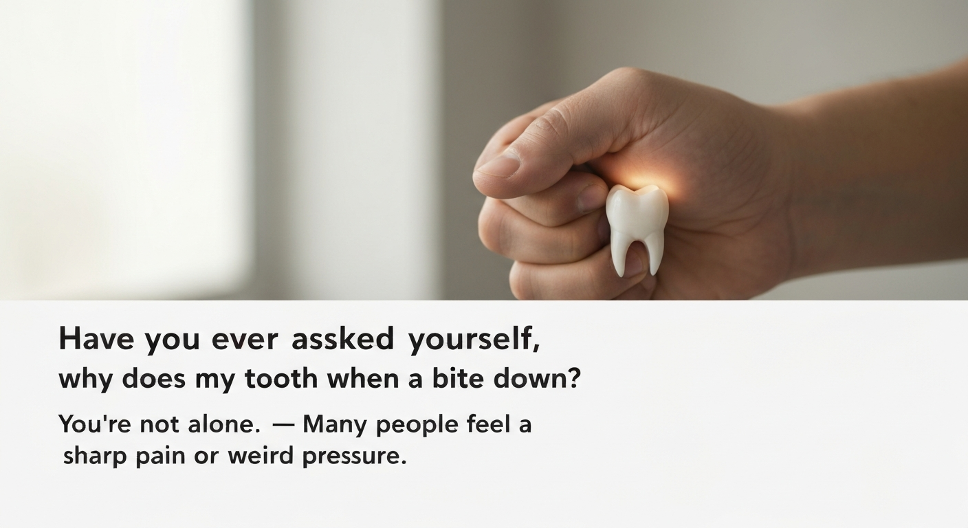 Why Does My Tooth Hurt When I Bite Down