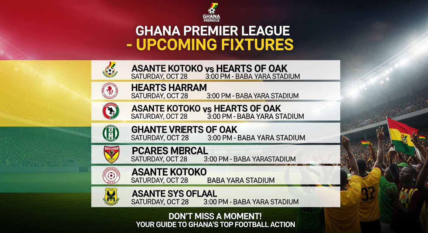 Ghana Premier League Fixtures