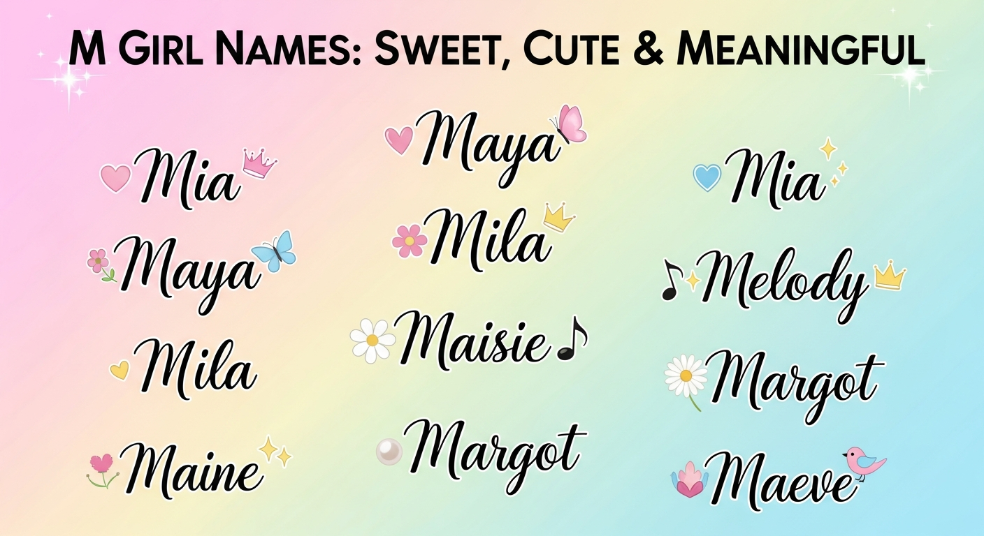 M Girl Names