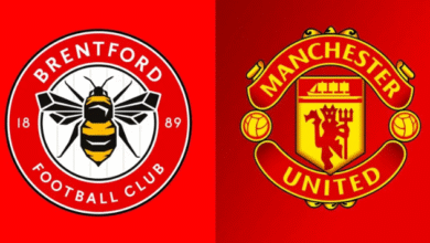 manchester united f.c. vs brentford f.c. lineups