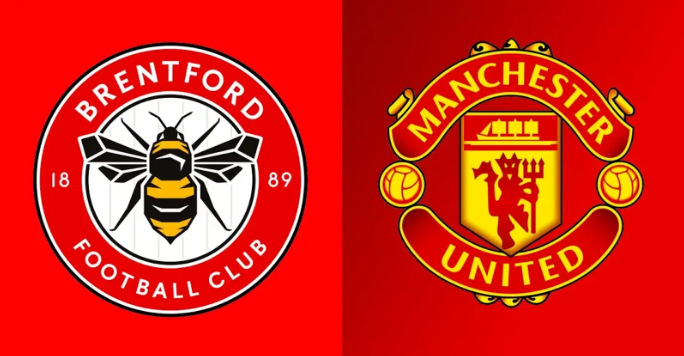 manchester united f.c. vs brentford f.c. lineups