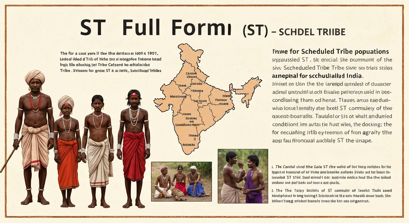 ST Caste Full Form