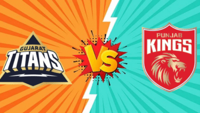 Punjab Kings vs Gujarat Titans timeline