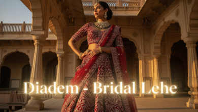 Diadem - bridal lehe